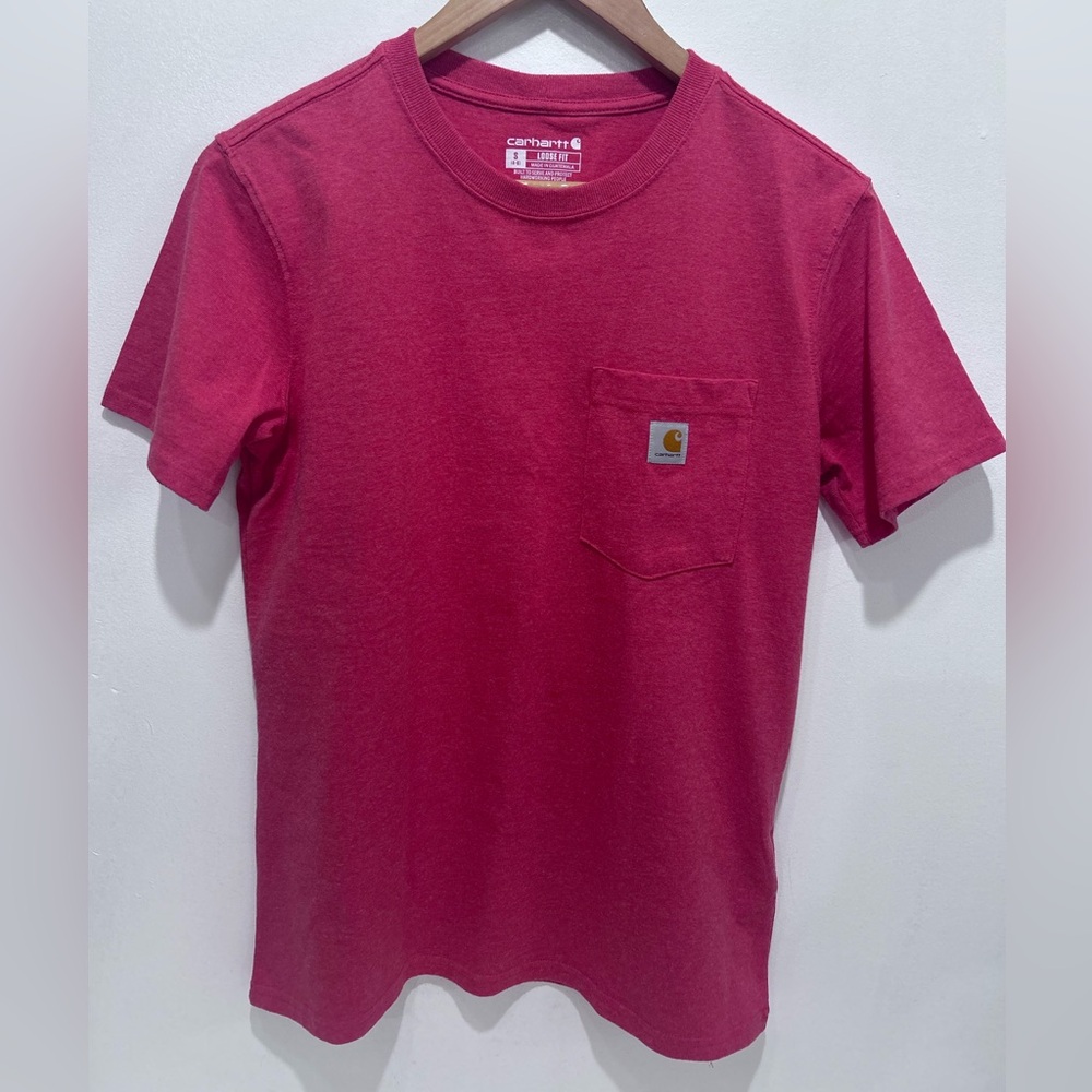 Carhartt Women's Loose Fit Short-Sleeve Pocket Workwear T-Shirt Size‎ S (4-6)